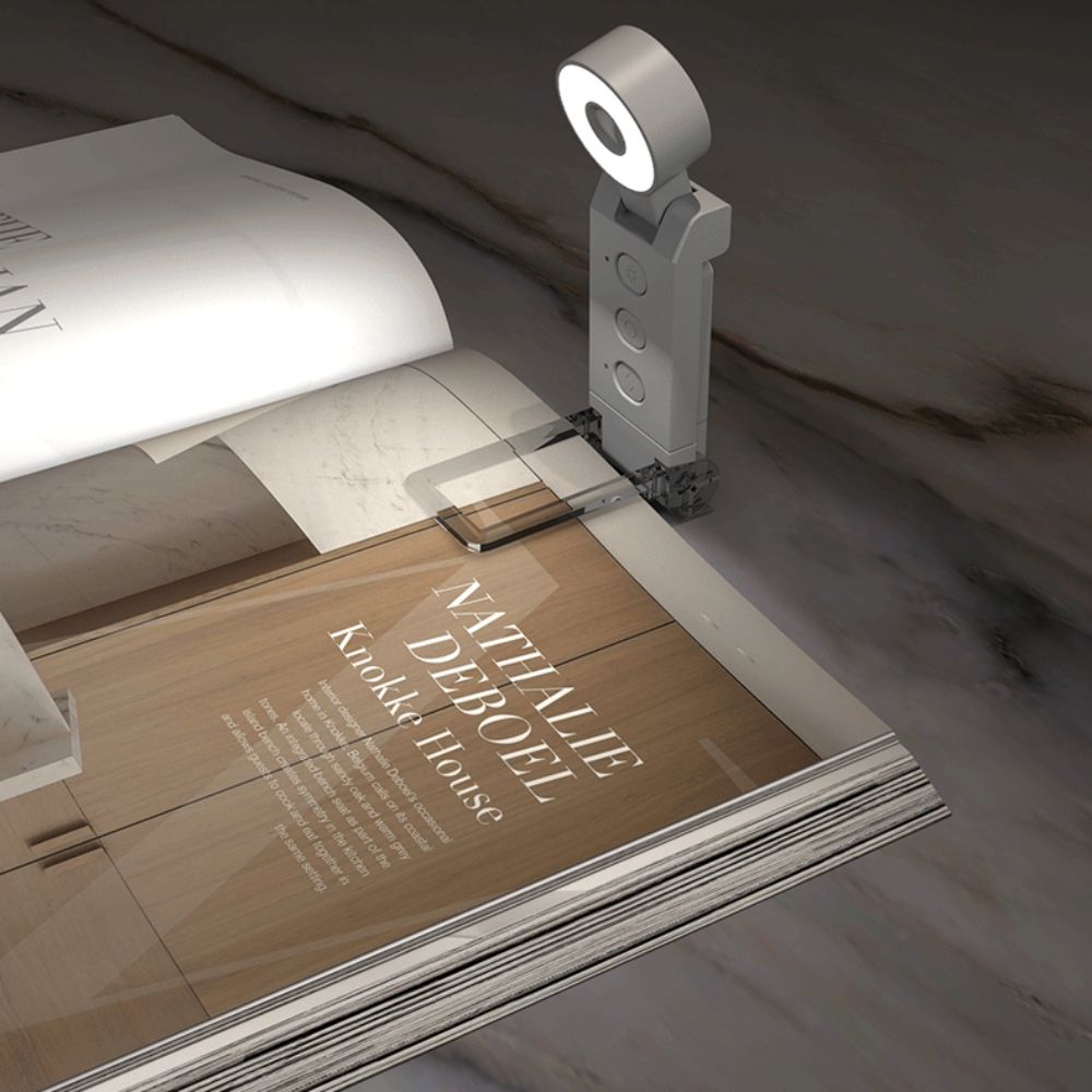 OEM TL-04 Mini Portable USB Rechargeable LED Clip-On Book Light | Reading Lamp